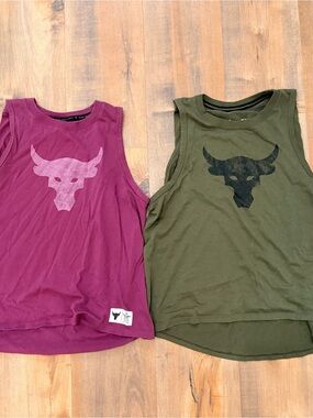 Under Armour Women's Muscle Tee - Plum & Olive